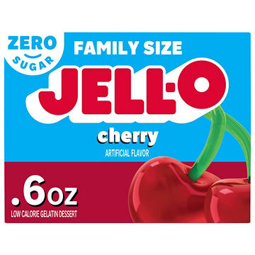 Jell-O Sugar Free Cherry Instant Gelatin Mix