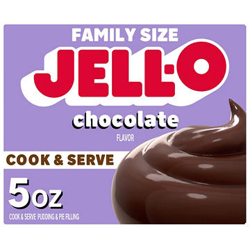 Jell-O Cook & Serve Chocolate Pudding Mix - Family Size