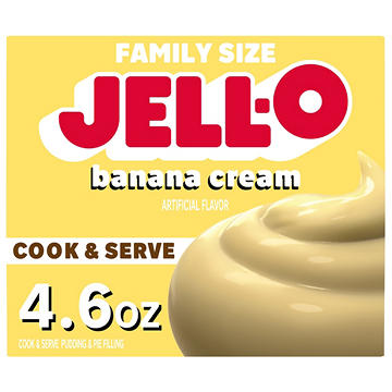 Jell-O Cook & Serve Banana Cream Pudding Mix