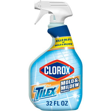 Clorox Plus Tilex Mold and Mildew Remover with Bleach Spray Bottle