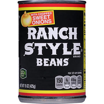 Ranch Style Beans Beans With Chopped Sweet Onions Canned Beans
