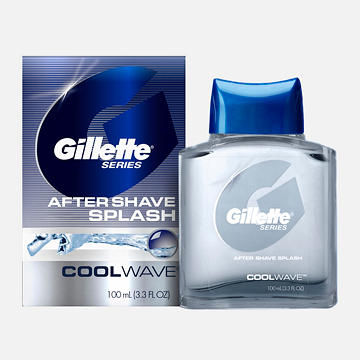 Gillette Series After Shave Splash for Men, Refresh & Moisturize, Cool Wave Scent