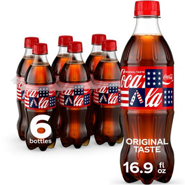 Coca-Cola Soda Soft Drink 6 pk Bottles