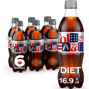 Diet Coke Soda Soft Drink 6 pk Bottles