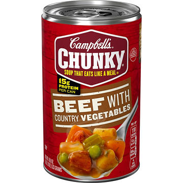 Campbell's Chunky Beef Soup with Country Vegetables