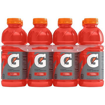 Gatorade Fruit Punch Thirst Quencher 8 pk Bottles