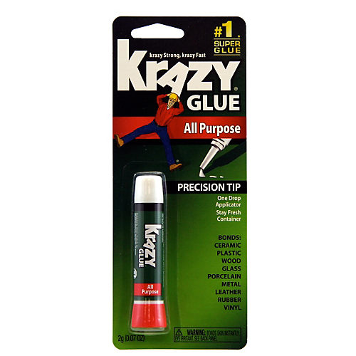 3 PACKS OF Original Krazy Glue Crazy Super Glue All Purpose
