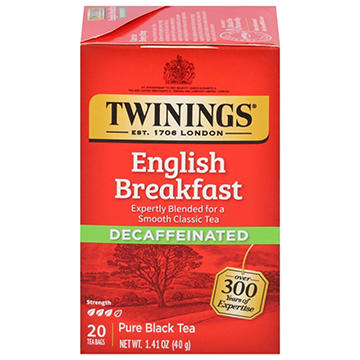 Twinings Naturally Decaffeinated English Breakfast Tea Bags