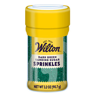 Wilton Sanding Sugar Sprinkles - Dark Green