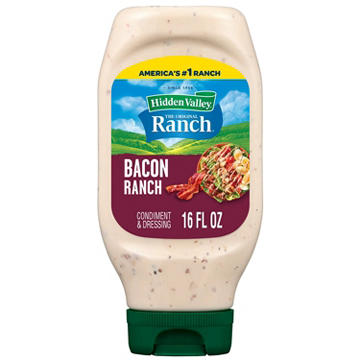 Hidden Valley Bacon Ranch Condiment and Dressing, Easy Squeeze Bottle