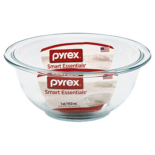 Pyrex Smart Essentials Mixing Bowl with Red Lid - Shop Mixing Bowls at H-E-B