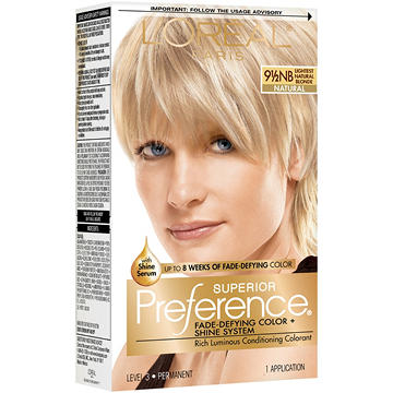L'Oréal Paris Superior Preference Permanent Hair Color, 9.5NB Lightest Natural Blonde