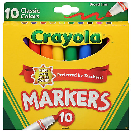 Crayola Color Wonder Mini Markers Bright Colors - Shop Markers at H-E-B