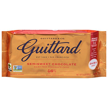 Guittard 46% Cacoa Semisweet Dairy Free Chocolate Baking Chips