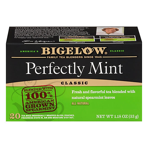 Bigelow Herbal Tea, Perfect Peach, Caffeine Free, Tea Bags - 20 bags, 1.37 oz