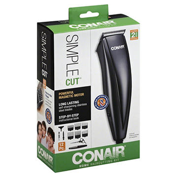Conair Simple Cut 12 Piece Haircut Kit