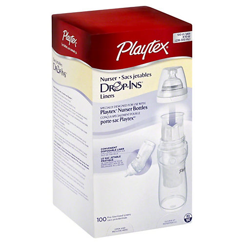 Playtex Drop-Ins System Pre-Sterilized Disposable Liners 8-10 oz - Shop  Cleaning at H-E-B