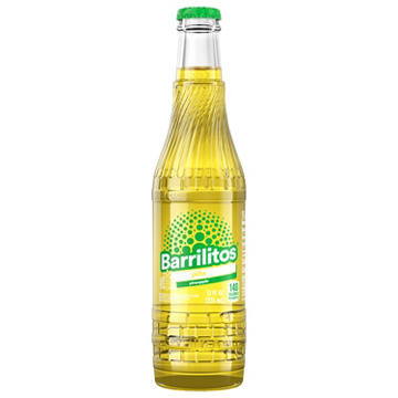 Barrilitos Pineapple Soda Glass Bottle