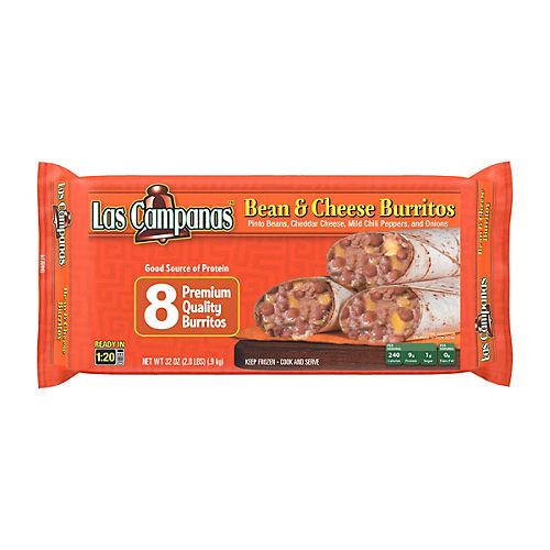 El Monterey Spicy Jalapeno Bean & Cheese Chimichangas, 32 oz, 8 Count  (Frozen)