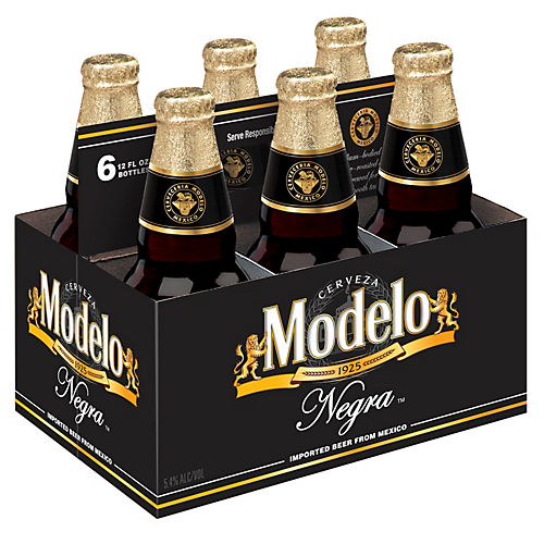  Modelo Cerveza Negra, paquete de 12, botellas de 12 onzas, 5.4%  ABV : Comida Gourmet y Alimentos