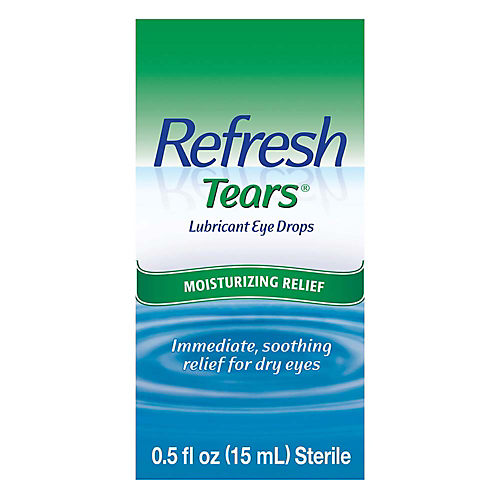 Sterile Artificial Tears Lubricant Eye Drops, 0.5 fl. oz