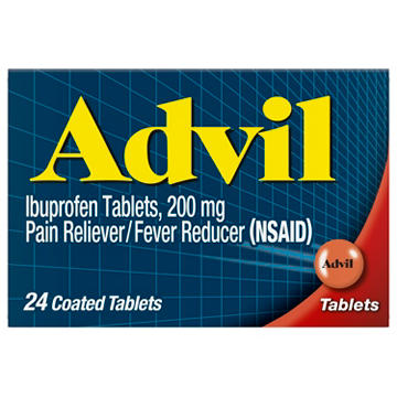 Advil Pain Reliever and Fever Reducer, Ibuprofen 200mg for Pain Relief