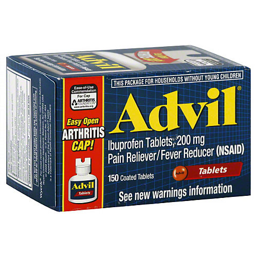 advil bottle label