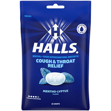 Halls Relief Mentho-Lyptus Cough Drops