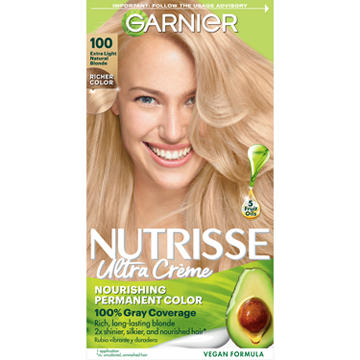 Garnier Nutrisse Nourishing Hair Color Creme - 100 Extra-Light Natural Blonde (Chamomile)