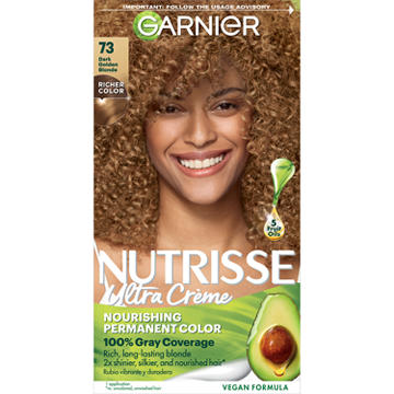 Garnier Nutrisse Nourishing Hair Color Creme - 73 Dark Golden Blonde (Honey Dip)