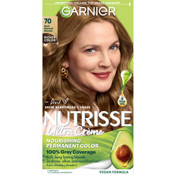 Garnier Nutrisse Nourishing Hair Color Creme - 70 Dark Natural Blonde