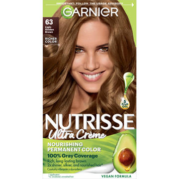 Garnier Nutrisse Nourishing Hair Color Creme - 63 Light Golden Brown