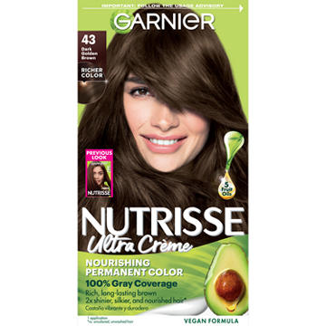 Garnier Nutrisse Nourishing Hair Color Creme - 43 Dark Golden Brown