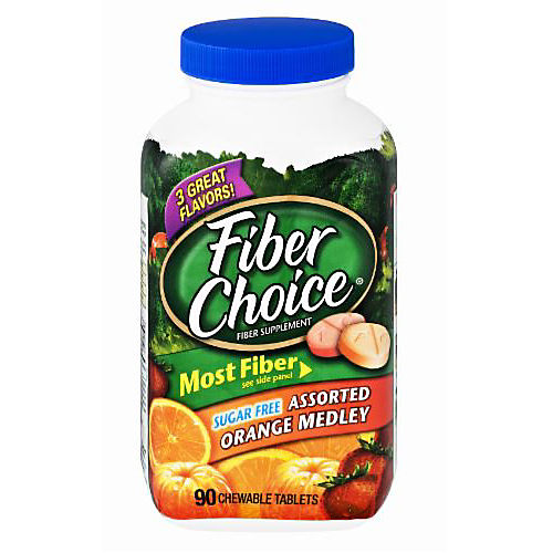 Fiber Choice® Chewable Tablets Sugar-Free Assorted Fruit 90ct