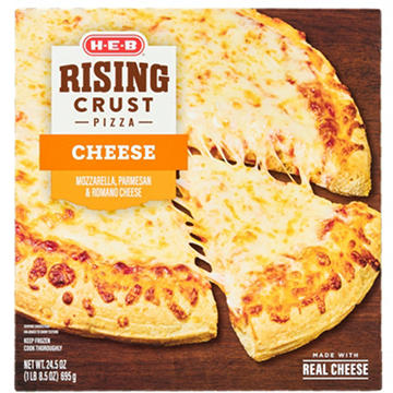 H-E-B Cheese Rising Crust Frozen Pizza