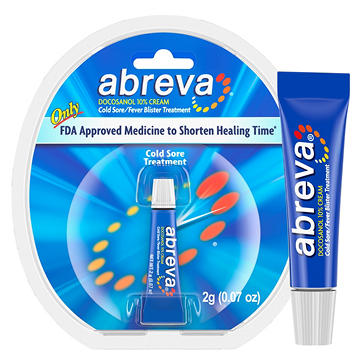 Abreva 10% Docosanol Cold Sore Treatment, Treats Your Fever Blister in 2.5 Days