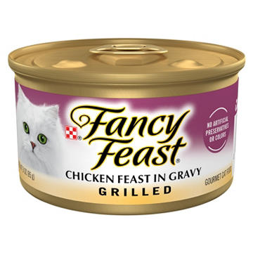 Fancy Feast Purina Grilled Wet Cat Food - Chicken Feast in Gravy