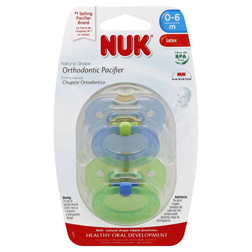 Gerber NUK Orthodontic Latex Pacifiers (0-6 Months) Shop