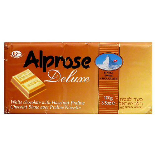Alprose Passover Milk Chocolate Bar - Cream Deluxe • Alprose Swiss