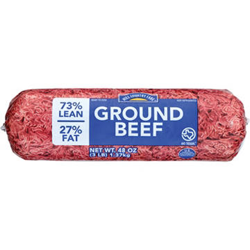 Hill Country Fare Ground Beef, 73% Lean