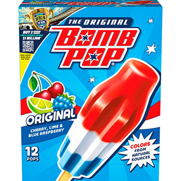Bomb Pop Original Ice Pops