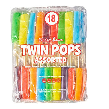 Budget Saver Assorted Classic Flavors Twin Pops
