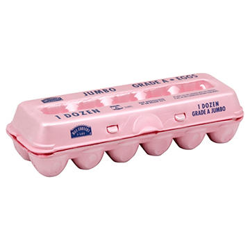 Hill Country Fare Grade A Jumbo White Eggs