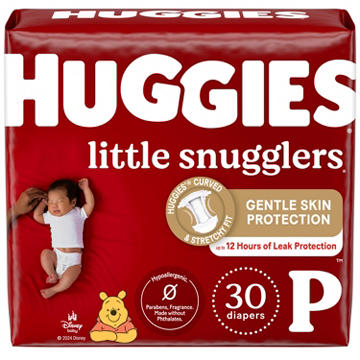 Huggies Little Snugglers Baby Diapers - Size Preemie