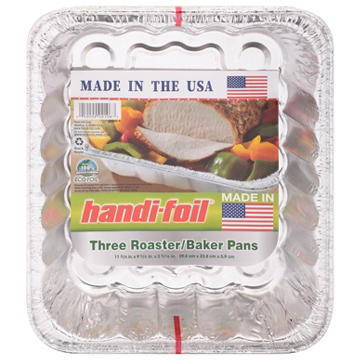 Handi-Foil Roaster-Baker Pans, 3 pk