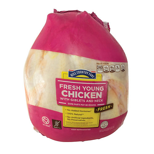 PERDUE® Fresh Whole Chicken Cut-Up with Giblets, 830