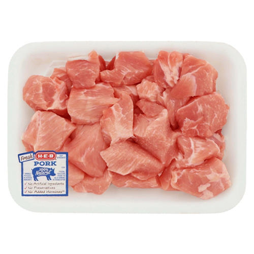 H-E-B Boneless Pork Stew Meat