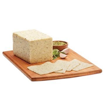 H-E-B Deli Pesto Jack Cheese, Custom Sliced