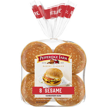 Pepperidge Farm Sesame Topped Hamburger Buns
