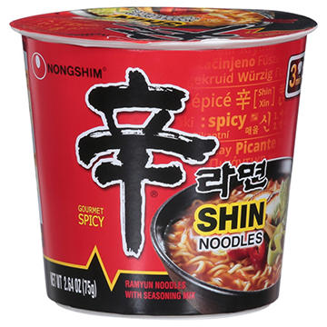 Nongshim Spicy Shin Cup Noodle Soup